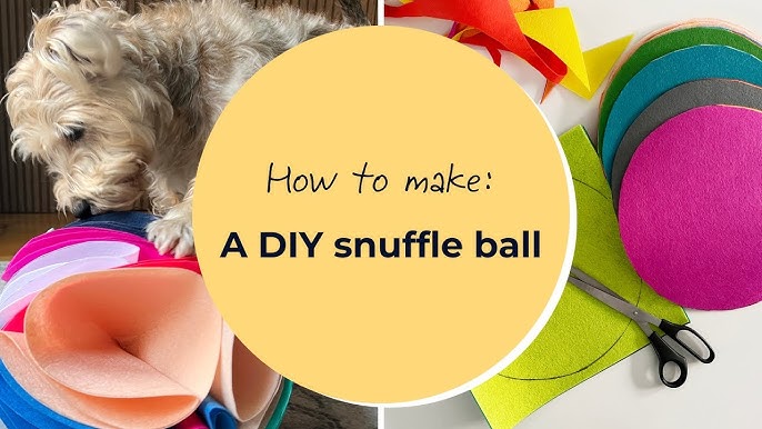 DIY Slinky Dog Snuffle Toy 