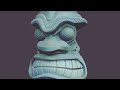 Zbrush Sculpting - Tiki Part - 8