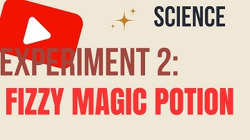 SCIENCE EXPERIMENT 2 FIZZY MAGIC POTION