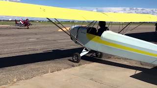 Fisher Ultralight Startup And Flight. Kdvl