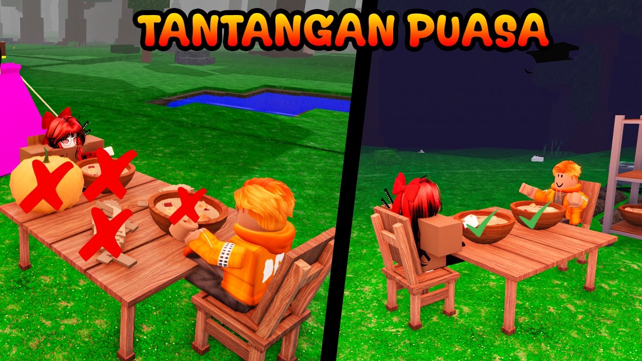 AKU MENCOBA BERPUASA DI GAME 99 NIGHTS IN THE FOREST