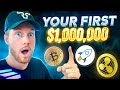 How to make your first million in crypto 2024 ripple xrp xlm chainlink bitcoin solana floki