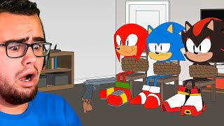 Reacting to SONIC and KNUCKLES SHOW (Monster Hunters)