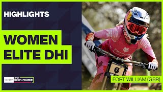 Fort William - Women Elite DHI Highlights | 2024 WHOOP UCI Mountain Bike World Cup