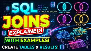 SQL Joins Explained with Examples! 💻 Create Tables & Understand Every Result