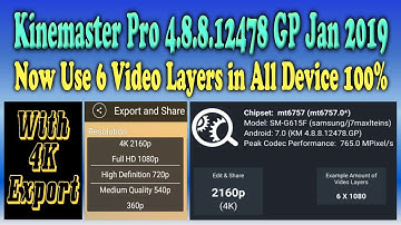 Kinemaster Now Support Up to 6 Video Layers, Update Jan 2019