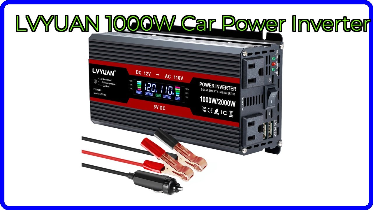 REVIEW (2026): LVYUAN 1000W Car Power Inverter. ESSENTIAL details 