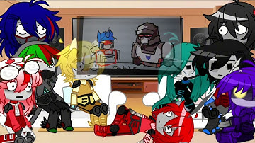 Transformers react to goofy videos