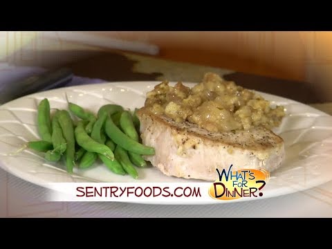 What's for Dinner? - Apple Pork Chops with Stuffing