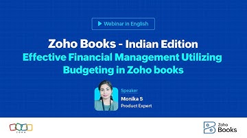 Effective Financial Management Utilizing Budgeting in Zoho books| English | India