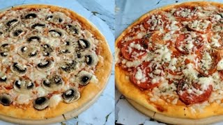 1 қамырдан 2 түрлі пицца 🍕🍕Пиццериядағыдай оригинал пицца/Pizza/Пицца рецепт/қазақша рецепт #пицца