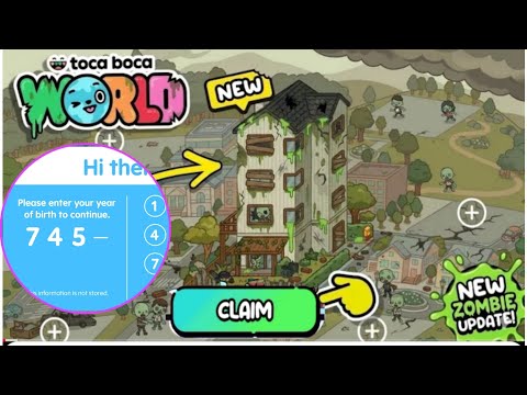 Free Zombie House! New Unlock Location In Toca Boca Life World | Free Code
