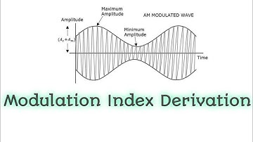 Modulation Index Derivation