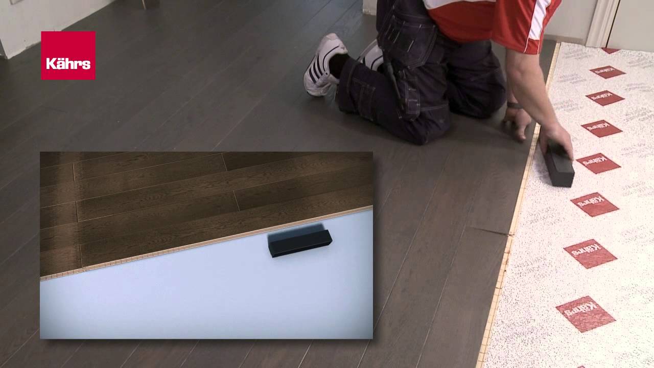 Kährs Woodloc® 5S - Normal installation - English - YouTube
