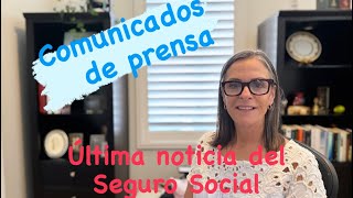 Comunicados de Prensa de la Administración del Seguro Social  El pronostico del Seguro Social