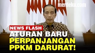 PPKM Darurat Diperpanjang hingga 25 Juli 2021, Begini Aturan Barunya dari Jokowi