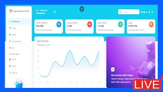 Como  criar uma Dashboard de forma Rapida e completa com html5, css3, Bootstrap e js veja !