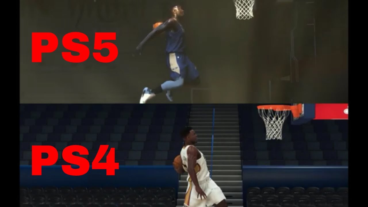 Nba 2k21 Ps5 Vs Nba 2k20 Ps4 Graphics Comparison Engine Trailer