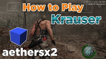 Resident Evil 4 How to Play Krauser in Story Mod Aether Sx2 PS2 Emulator | USA or Europe Version