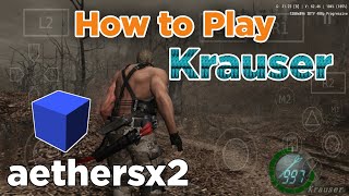 Resident Evil 4 How To Play Krauser In Story Mod Aether Sx2 Ps2 Emulator Usa Or Europe Version