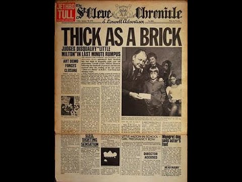 Jethro Tull – Thick As A Brick (1972) | Full Vinyl Album
