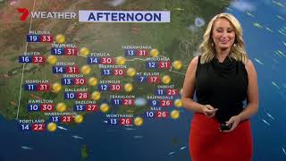 6 March 2018: The stretch of warm sunshine should continue until Sunday morning with a cool change