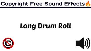 Long Drum Roll Popular Sound Effects No Copyright Copyright Free Sound Effect