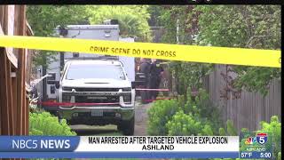 Ashland man arrested after targeted vehicle explosion