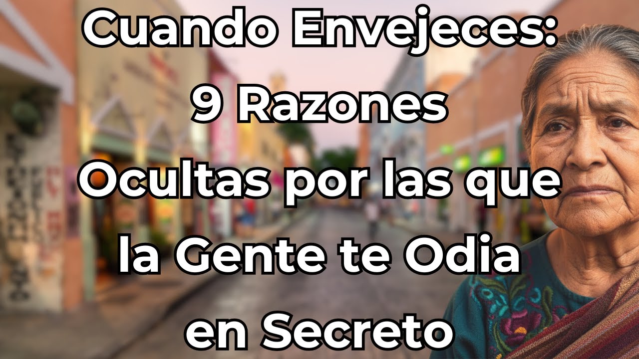 Cuando Envejeces: 9 Razones Ocultas por las que la Gente te Odia en ...