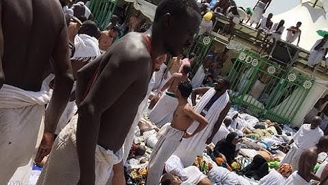 Amateur video Shortly After Tragedy Mina Underway