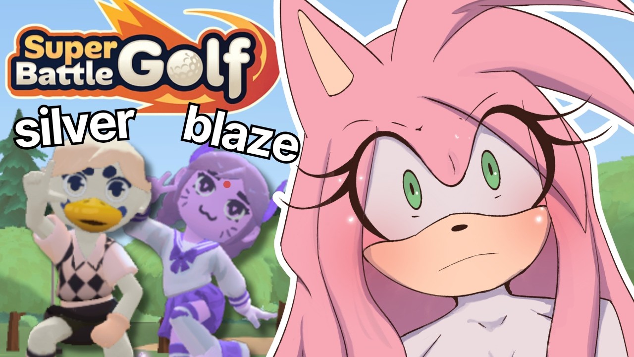 Super Battle Golf but it's Sonic Voice Actors