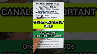 World Canals MCQs | Grand Canal vs Suez Canal 🌍 #ShortsGK