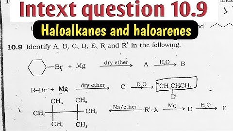 Class 12 chemistry chapter10 || intext question 10.9