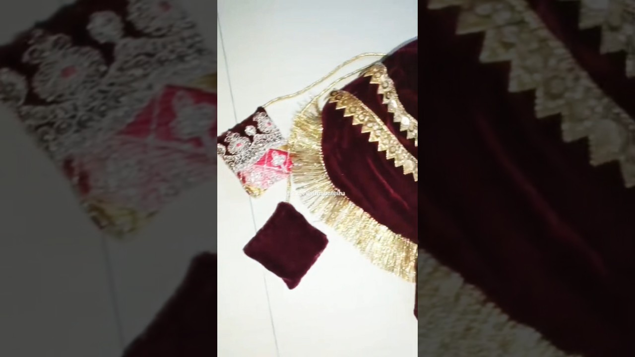 Velvet poti bag | full tutorial | how to cut&stitch | design | style by @lifewithmuntesha #viral