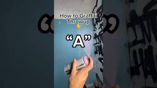 How To Easy Graffiti Letter “A” #Graffiti