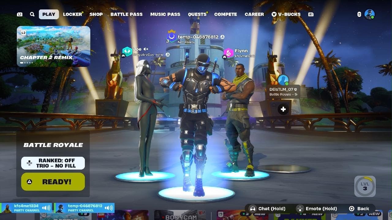 Fortnite chapter 2 Remix first Win With Flynn and Joe - YouTube