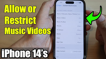 iPhone 14/14 Pro Max: How to Allow or Restrict Music Videos