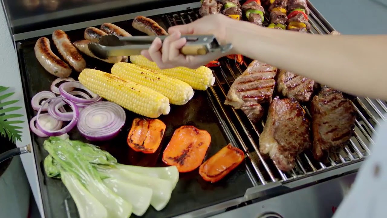 SPACEGRILL: Gasbarbecue voor aan de muur