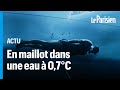 Record du monde  arthur gurinbori nage 105 mtres en apne sous la glace