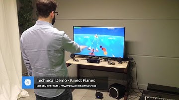Kraken Realtime - Technical Demo - Kinect Planes - www.krakenrealtime.com