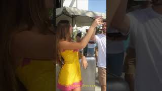 Hailey Bieber Cheers! The Rhode founder poses with her PATRÓN tequila cocktail at Coachella.