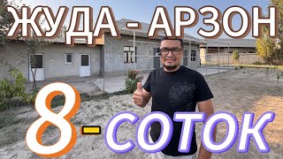 картинка: ЖУДАЯМ АРЗОН 8-СОТОКЛИ ХОВЛИ УЙ-ЖОЙ ТЕЗ СИЗ УЧУН СОТИЛАДИ.