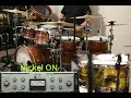 Acustica Nickel parallel compression on my Joyful Noise Luminary snare drum