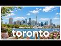 Beautiful Parks of Toronto 🇨🇦 CN Tower Skyline Views. Toronto Canada Tour 4K