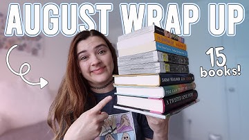 I read 15 books in August ✨ || August Wrap Up
