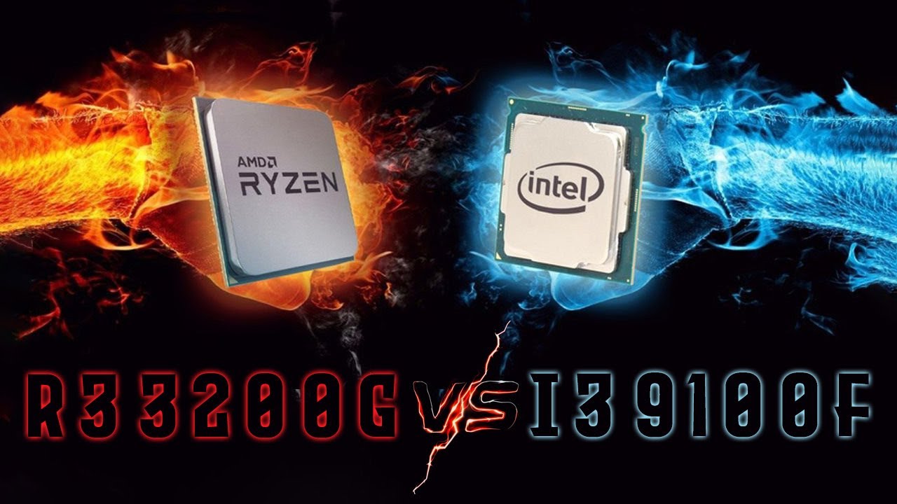 Intel Core I3 9100f Vs Ryzen 3 3200g Intel Core i3 9100F Vs AMD Ryzen 3 3200G - Đâu Mới Là Chân Ái ??? - YouTube