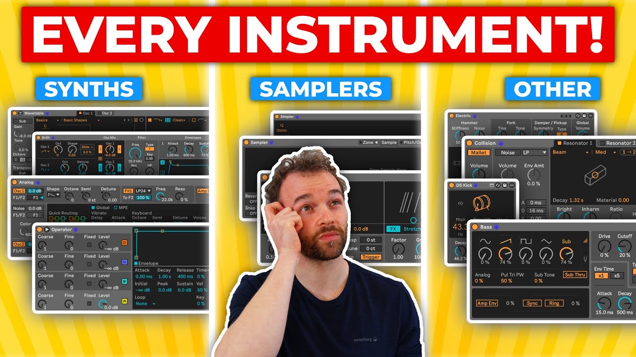 Ableton's Instruments Explained! (Lite, Intro, Standard & Suite) - YouTube