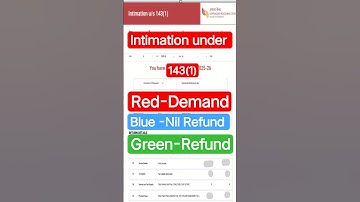 Intimation under section 143(1)🤦‍♂️🤗😊 | 143(1) Income Tax Notice | Intimation letter u/s 143(1)