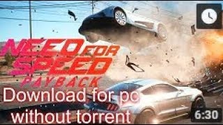 How we can download Need For Speed Payback Without torrent 100% working