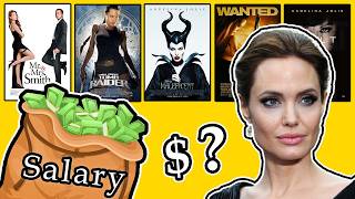 💰 Angelina Jolie Salary for Every Movie | Hits & Flops - Data Cards Profile